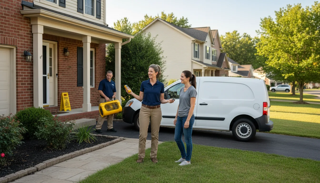 Residential water damage restoration in Silver Creek, MS